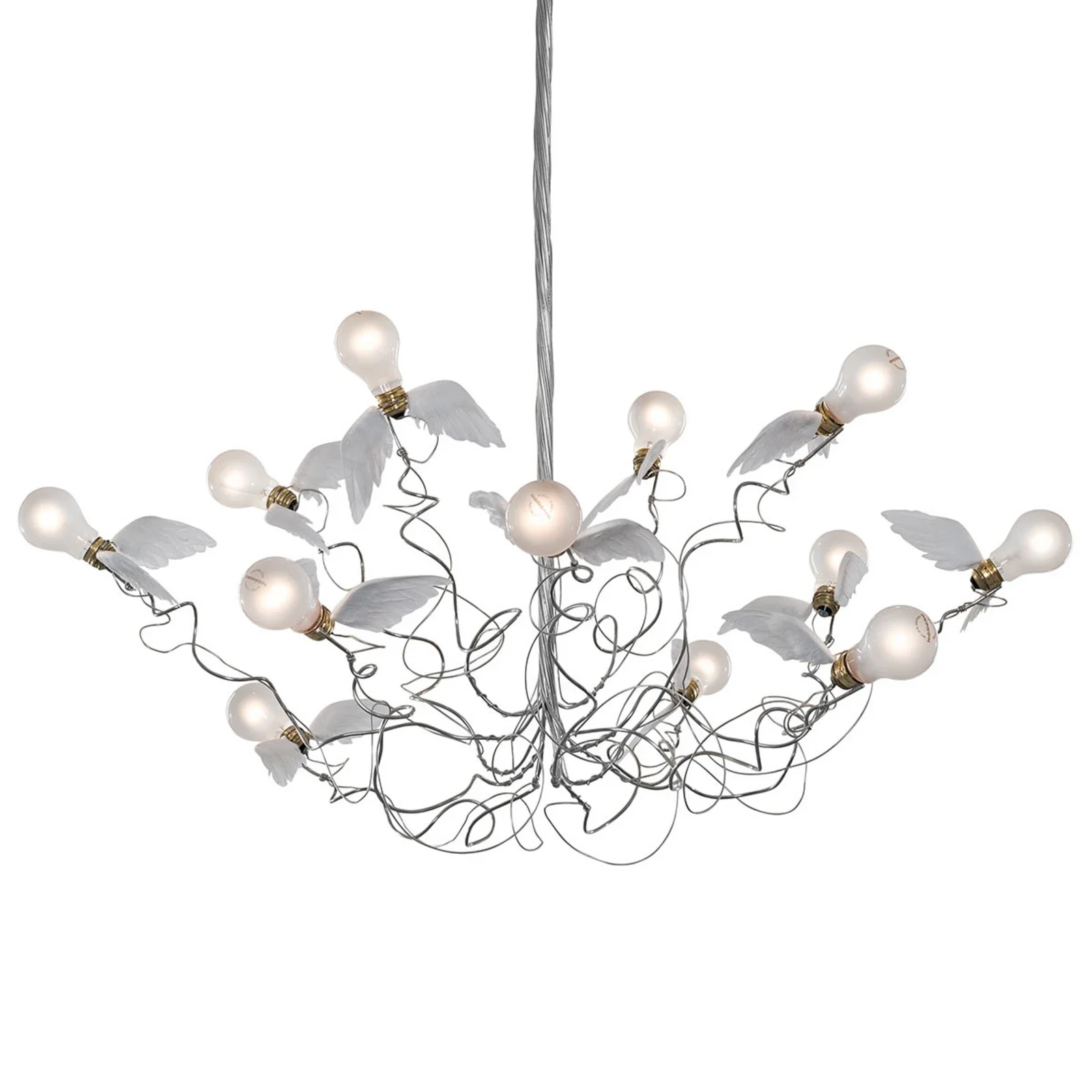 Ingo Maurer Birdie transparent taklampa i 70 cm