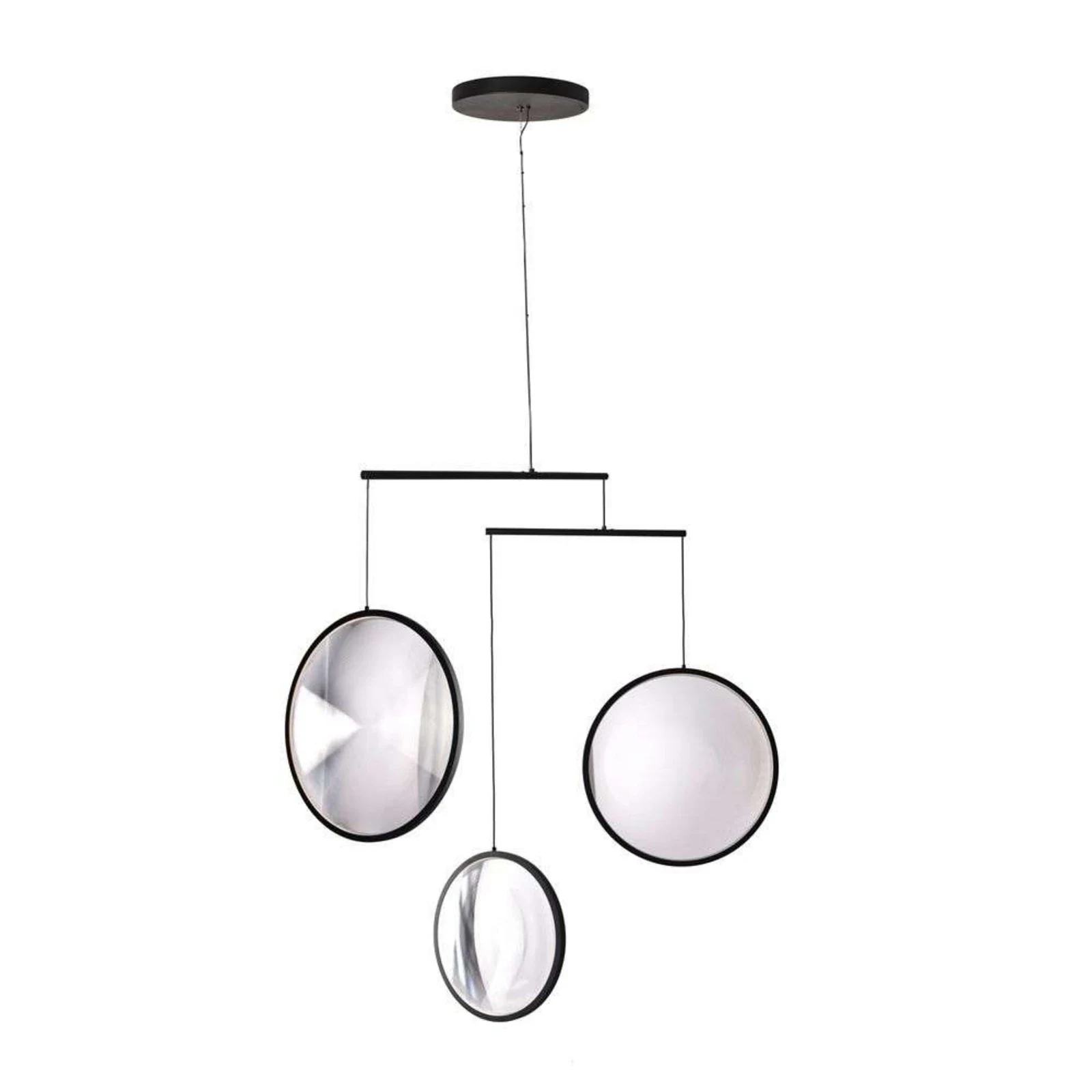 DCW Focus 3 svart taklampa med tre klot
