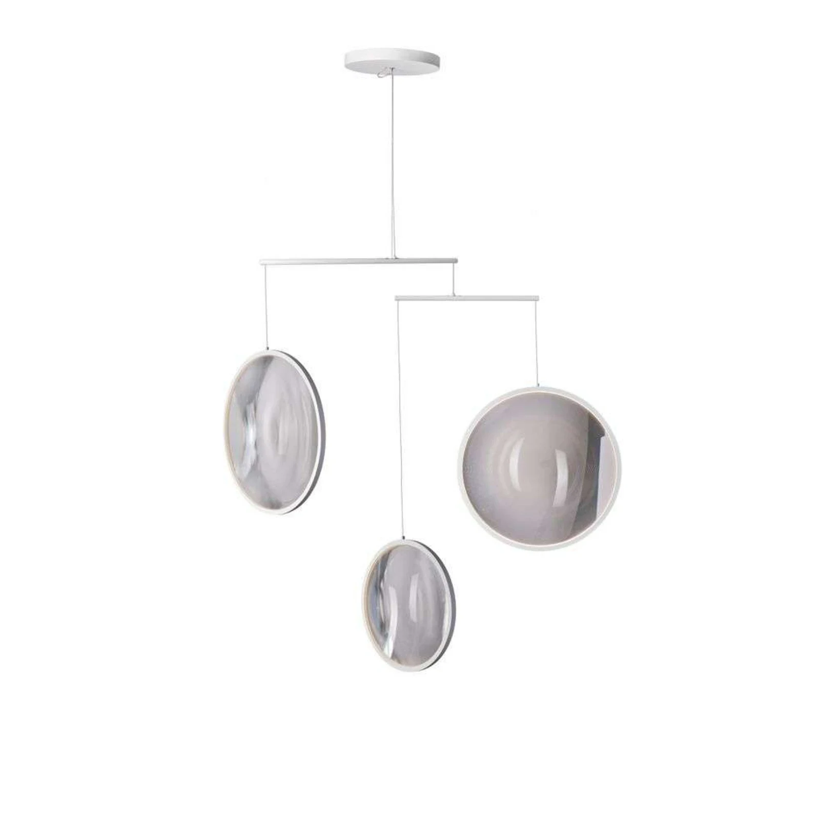 DCW Focus 3 vit taklampa i 99,8 cm