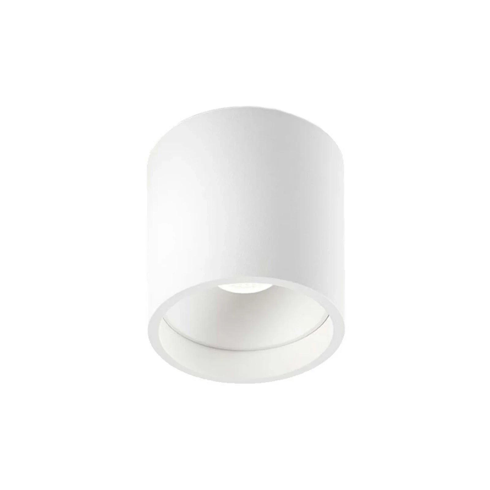 Light-Point Solo 2 Round plafond i vit aluminium
