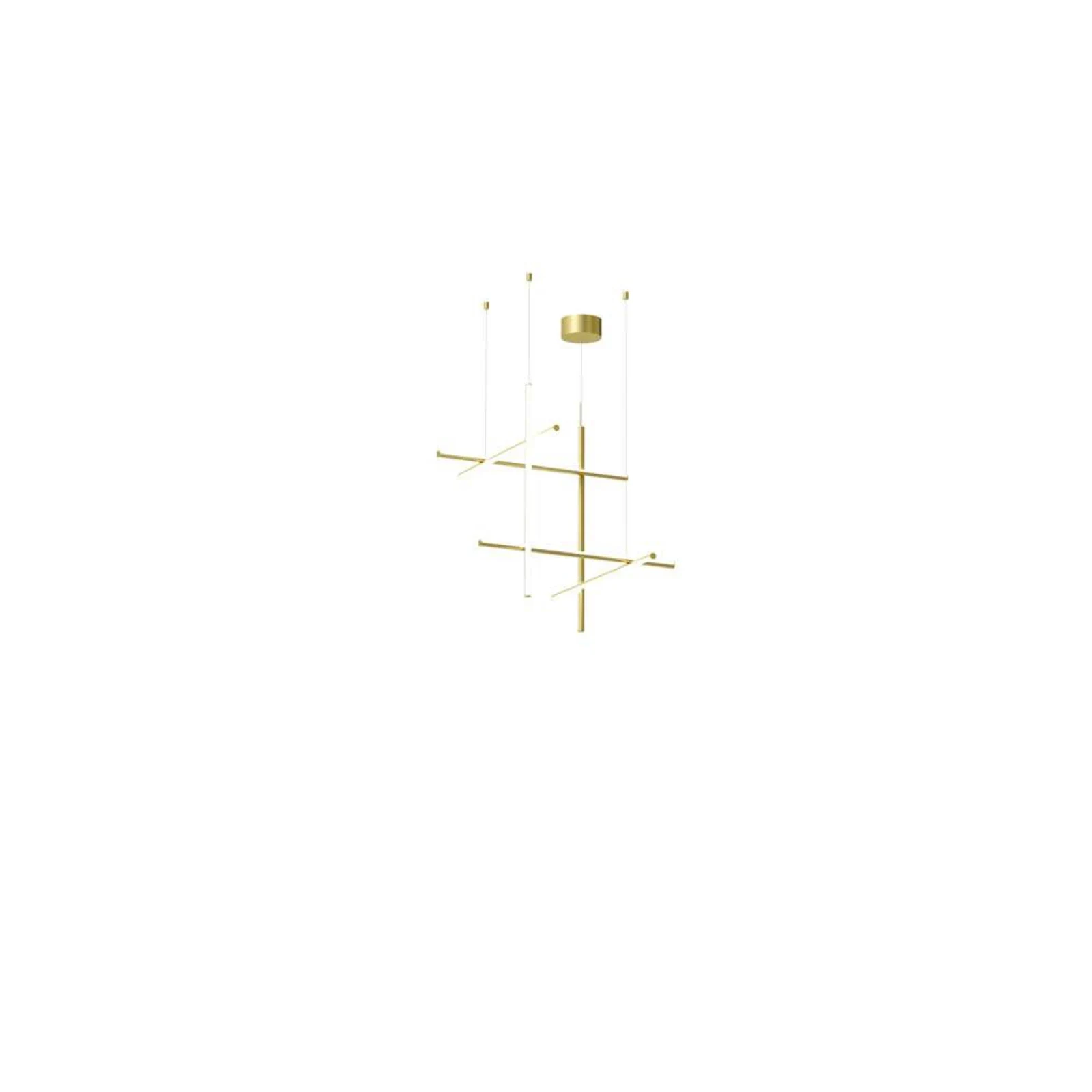 FLOS Coordinates S3 taklampa i beige aluminium