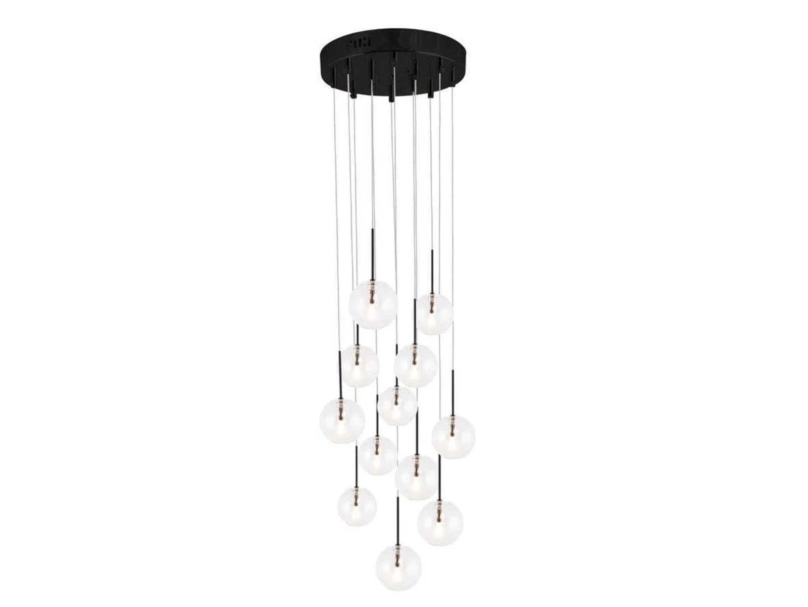 Globen Lighting Skyfall klusterlampa med glaskupor
