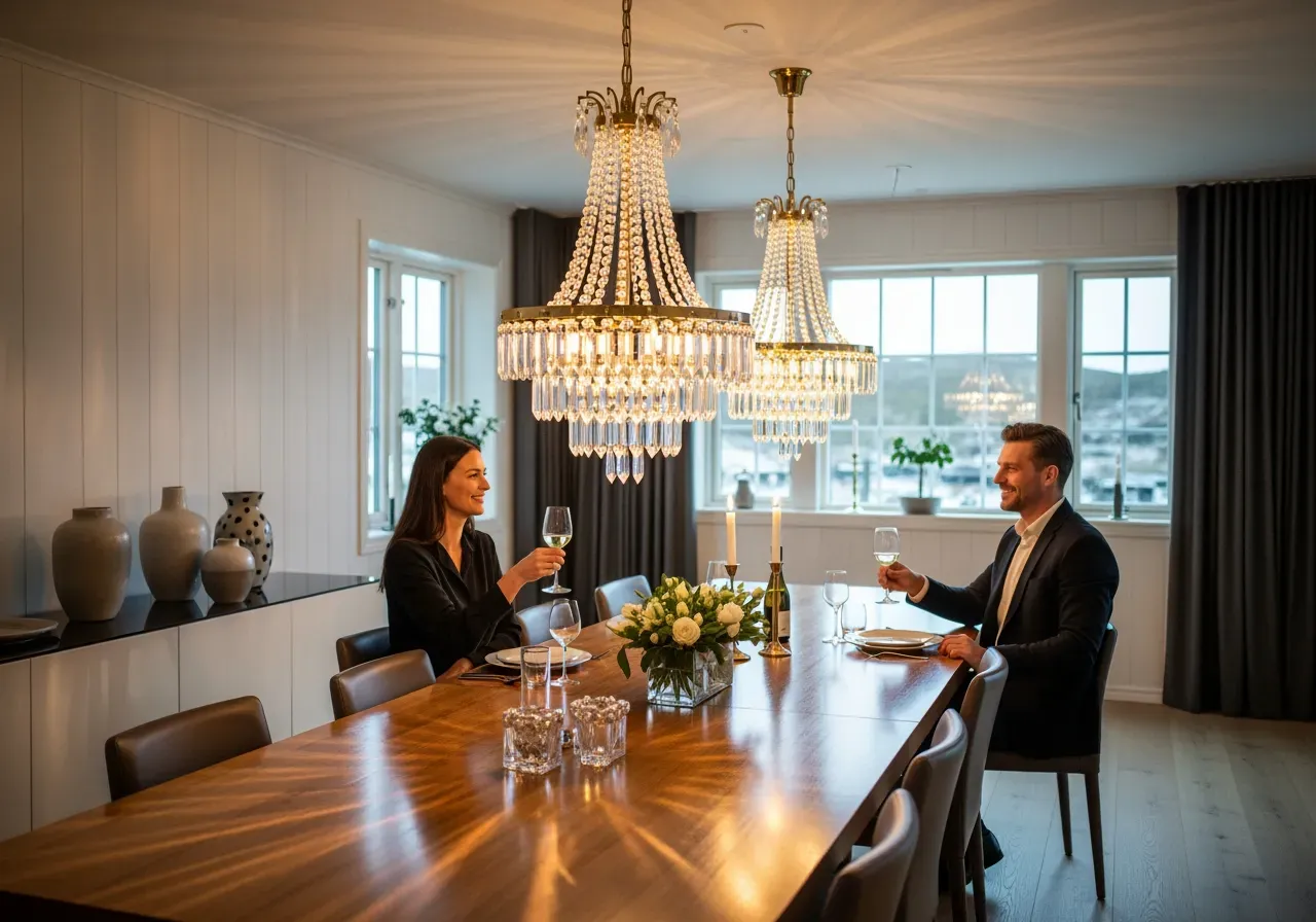 Varm stämning med muranolampor