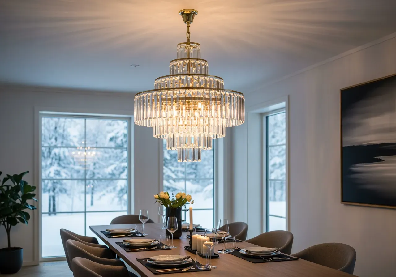 Klara Murano-rör för lampor