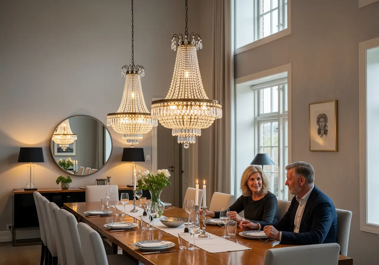 Placering av Murano vägglampor