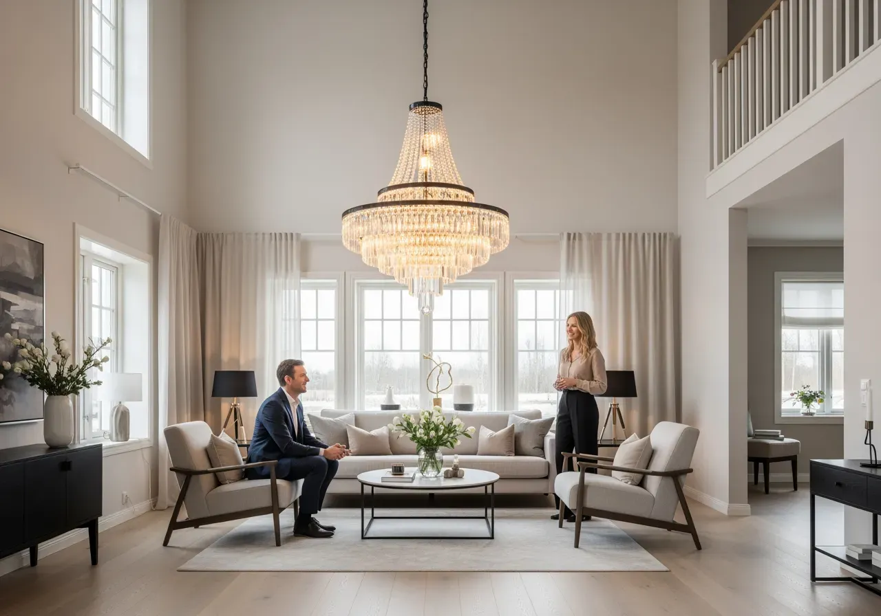 Val av storlek för Murano ljuskrona