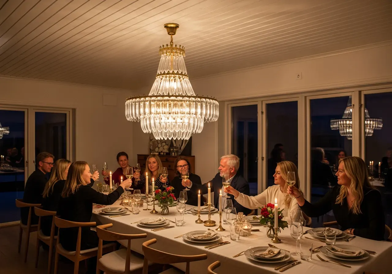 Ljusbild i klar, pärlemor och rökig