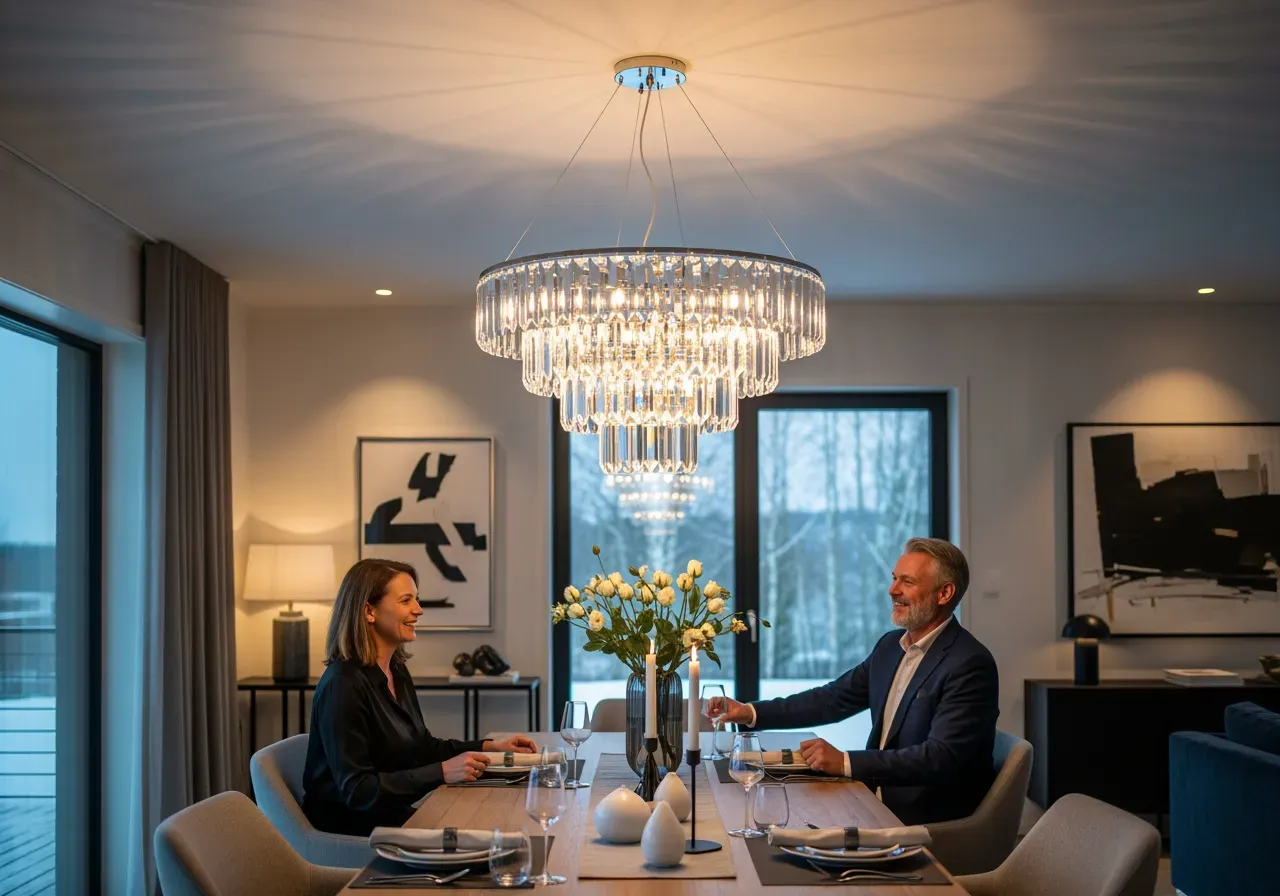 Pärlemor och rökig Poliedri mix