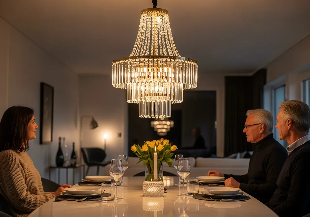 Murano blad i bärnsten och karamell