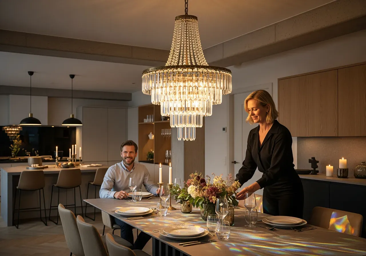 Storleksguide bärnsten patinerad Murano ljuskrona