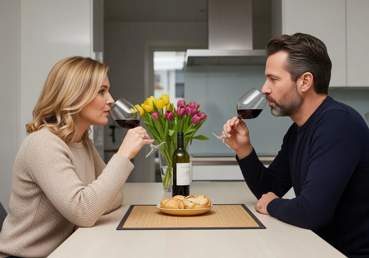 Krom patina och blank Murano