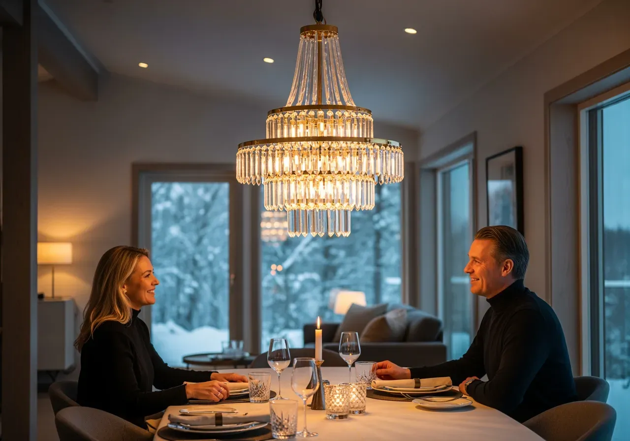 Rosa Murano-droppar på vägglampa