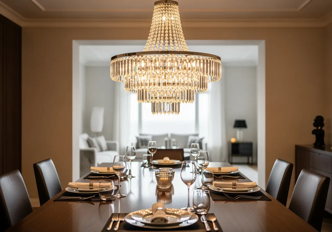 Klara glasblad eller färgade prismor