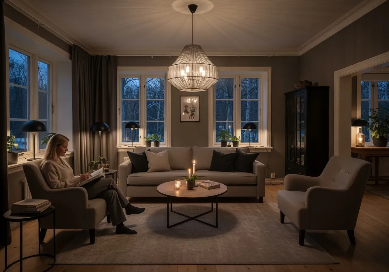 Glasval för Murano rörkrona i krom