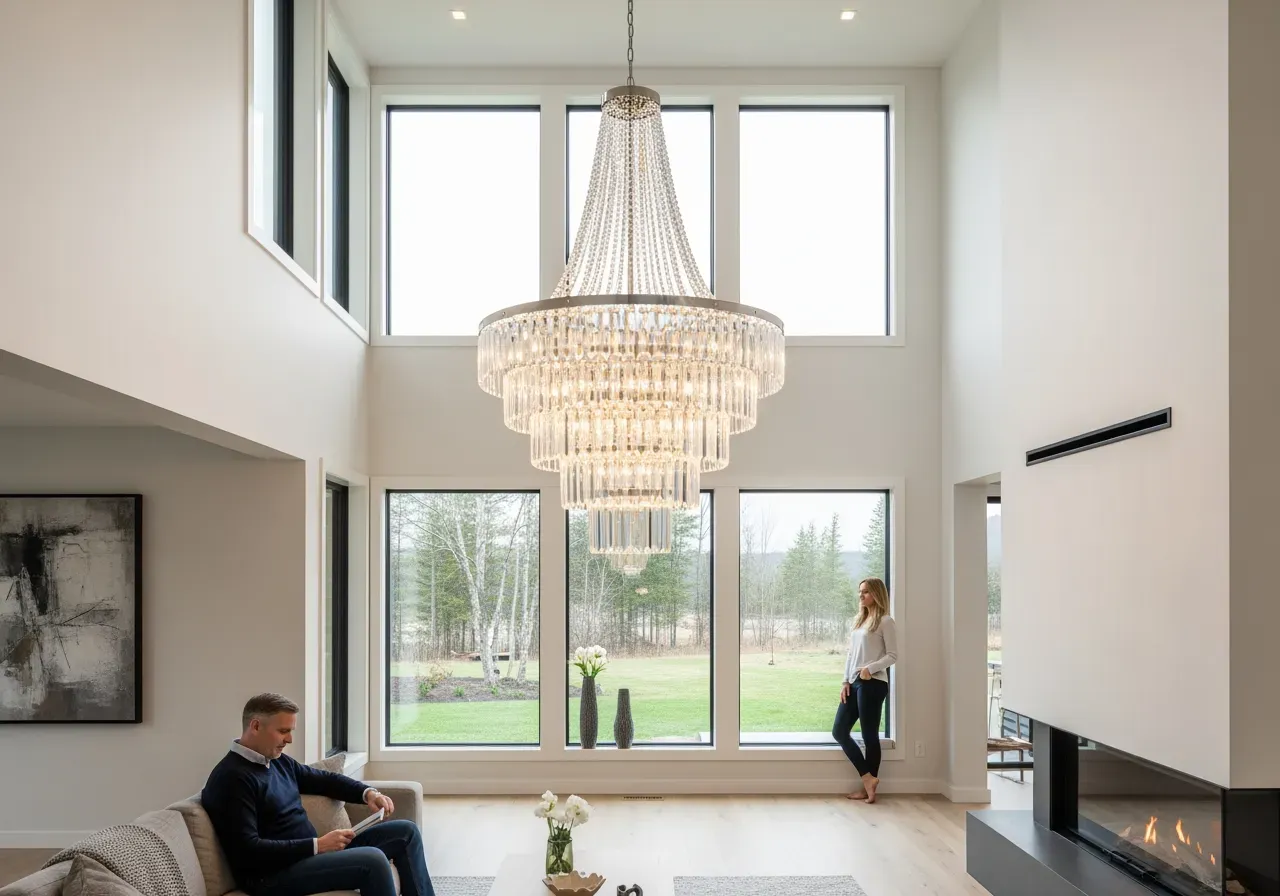 Grön Murano rörkrona i krom