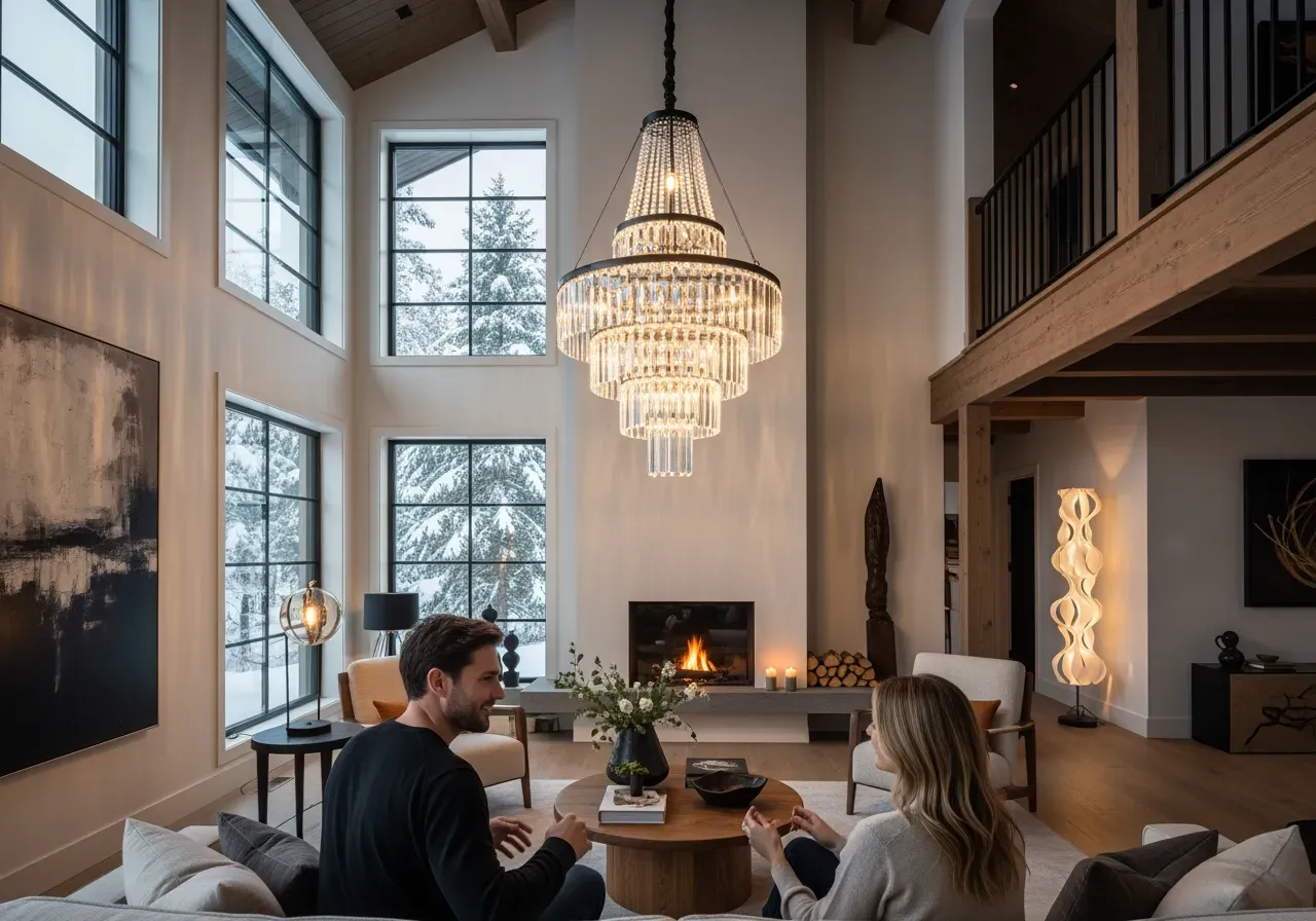 Murano ljuskronor i hall och sovrum