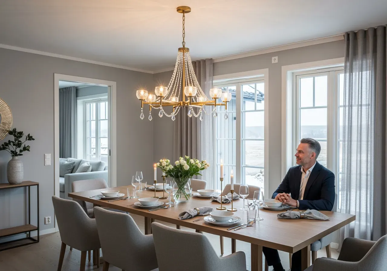 Klar och bärnsten på Murano prismor