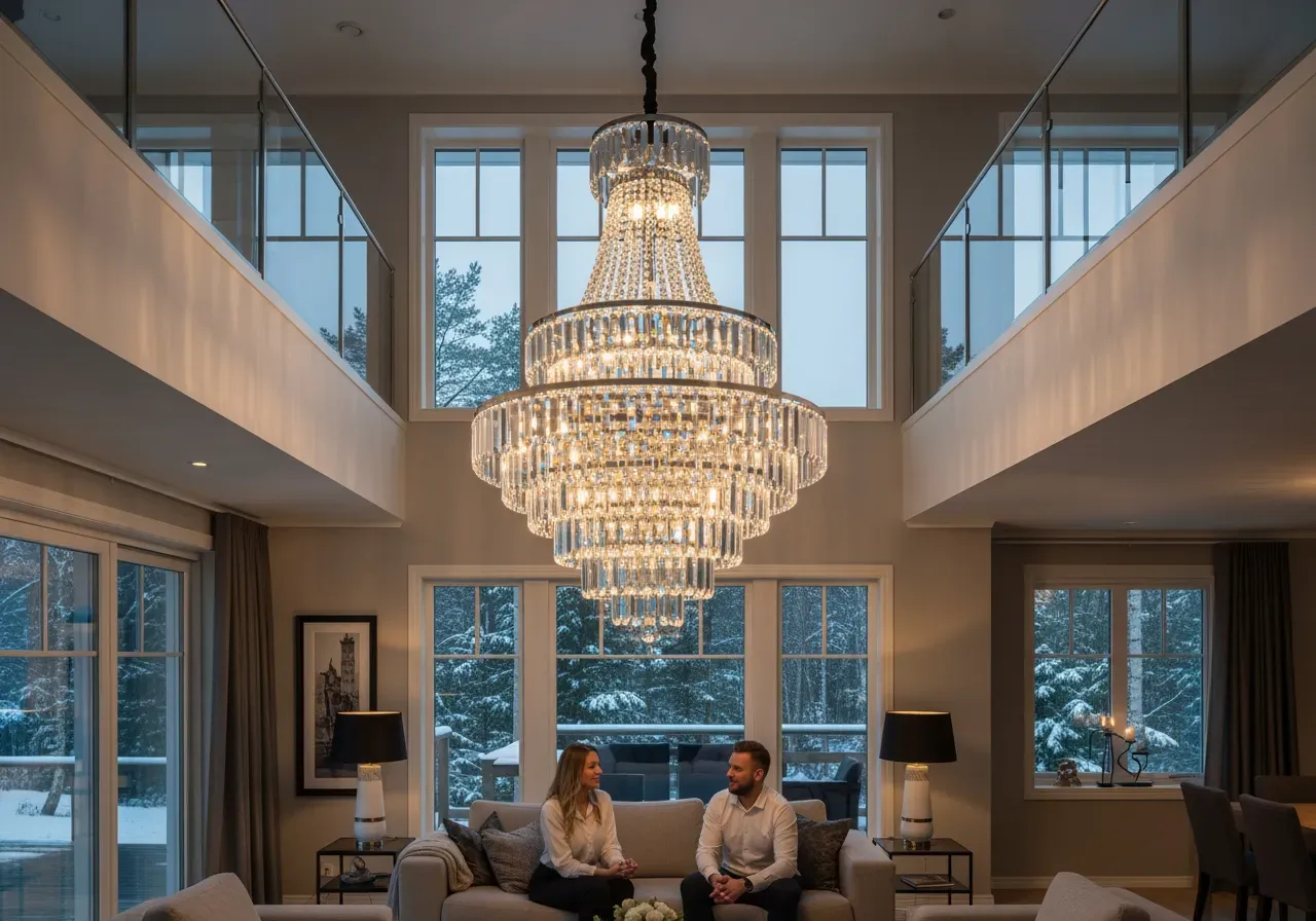 Murano i klar patinerad krom