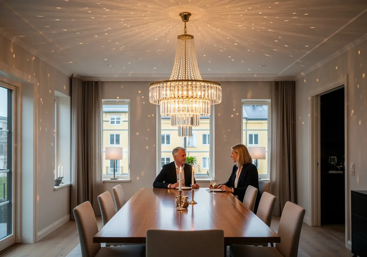 Palmette klar matt guld patina