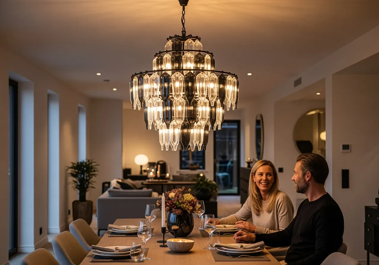 Placering av Quadriedri vägglampor