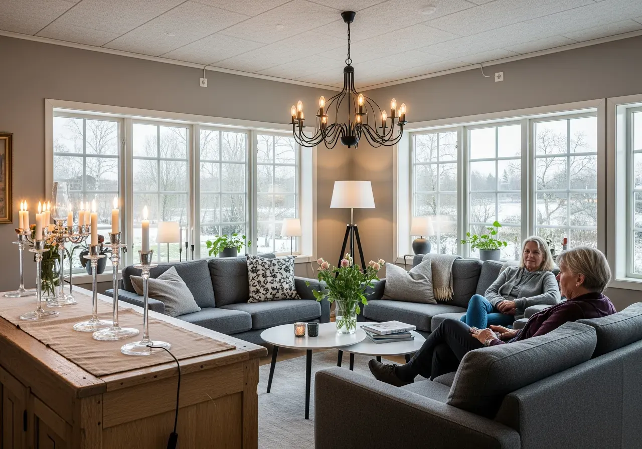 Murano rör i blank krom