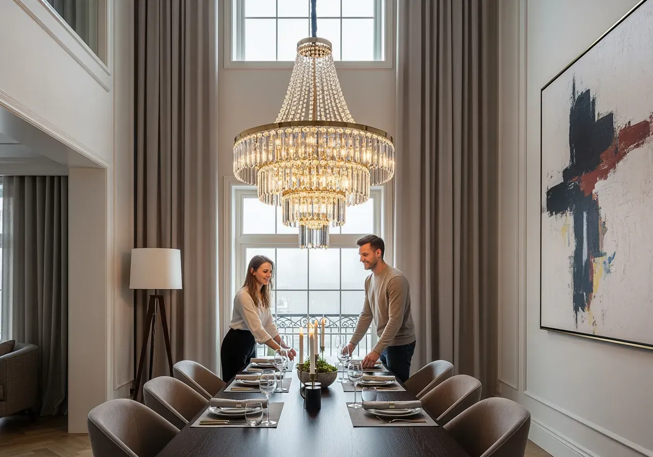 Rosa Murano-glasblad med krom